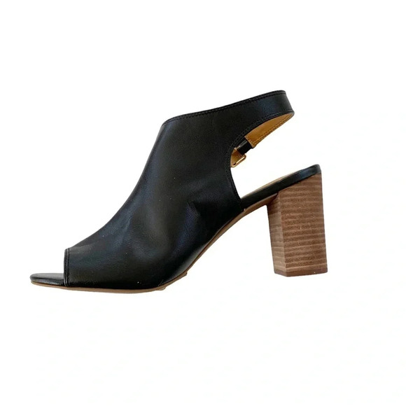 NORDSTROM 14th & Union Sandal Asher Block Heel Black Size 11 NWT - Picture 6 of 11